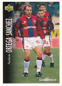 Norberto Ortega Sanchez San Lorenzo 1995 Upper Deck Futbol Argentina #82
